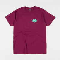 Stussy Circuit T-Shirt - Wine thumbnail