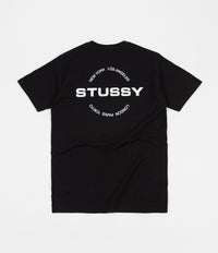 Stussy City Circle T-Shirt - Black