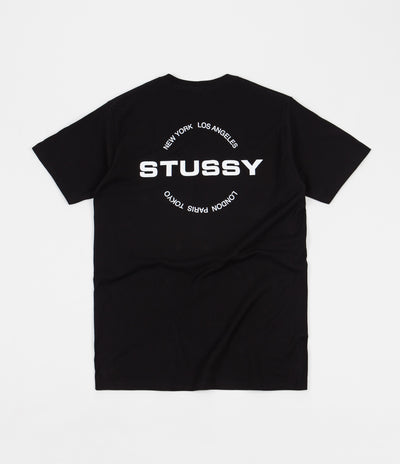 Stussy City Circle T-Shirt - Black