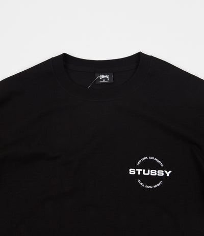 Stussy City Circle T-Shirt - Black