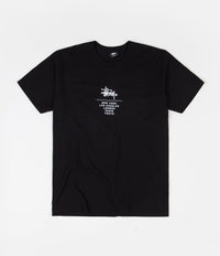 Stussy City Stack T-Shirt - Black