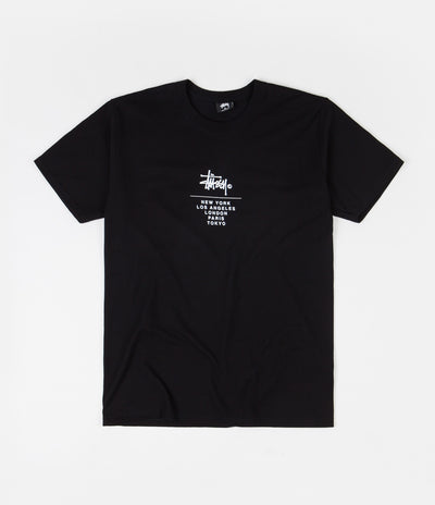 Stussy City Stack T-Shirt - Black