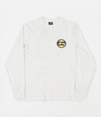 Stussy Classic Dot Pigment Dyed Long Sleeve T-Shirt - Natural