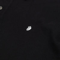 Stussy Classic Short Sleeve Polo Sweatshirt - Black thumbnail