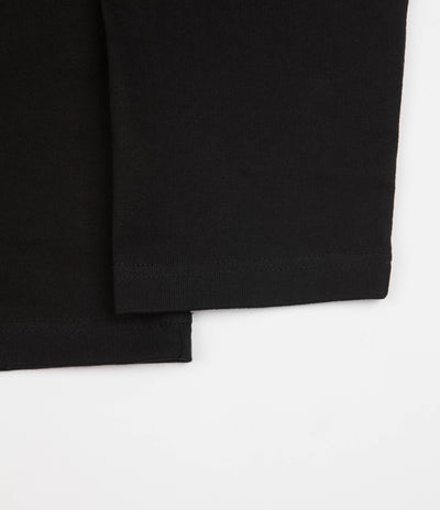 Stussy Color Block Long Sleeve T-Shirt - Black