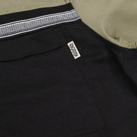 Stussy Color Block Zip Work Shirt - Olive thumbnail