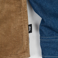 Stussy Cord Denim Mix Shirt - Khaki thumbnail