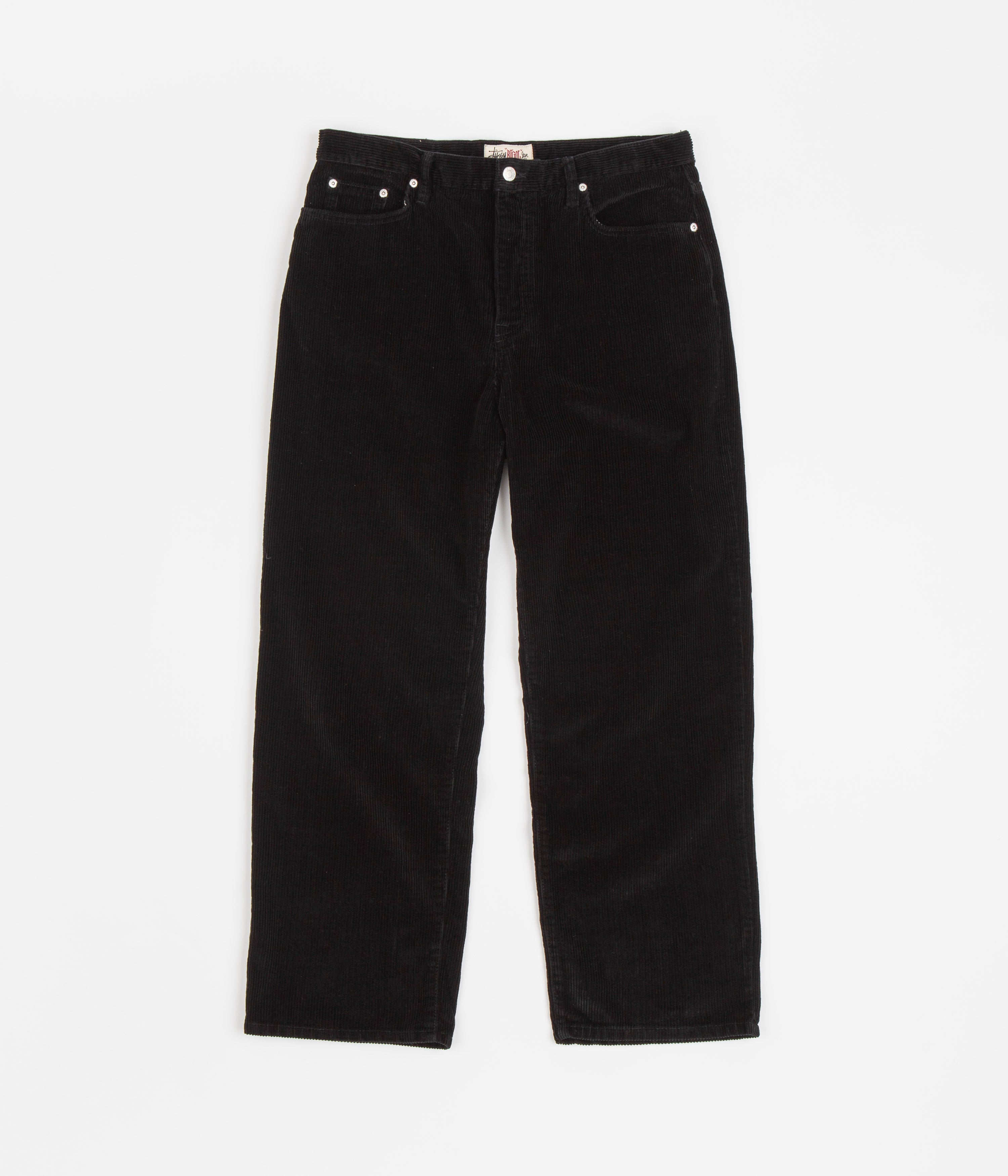 STUSSY CORDUROY BIG OL' JEANS 32サイズ Stussy Corduroy Big Ol Jeans - Black | Flatspot