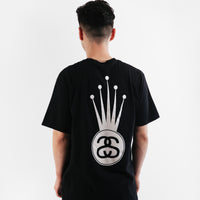 Stussy Crown Link T-Shirt - Black thumbnail