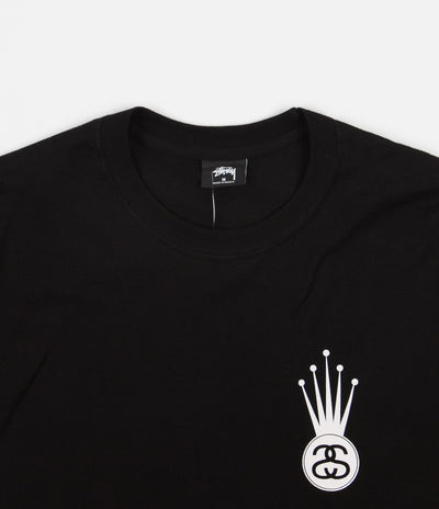 Stussy Crown Link T-Shirt - Black