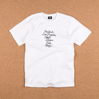 Stussy Cursive Embroidered T-Shirt - White thumbnail