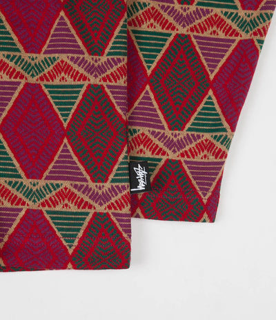 Stussy Cuzco Long Sleeve T-Shirt - Berry
