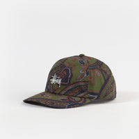 Stussy Cypress Paisley Low Pro Cap - Olive thumbnail