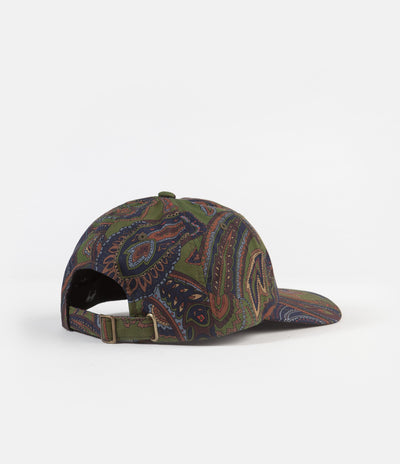 Stussy Cypress Paisley Low Pro Cap - Olive