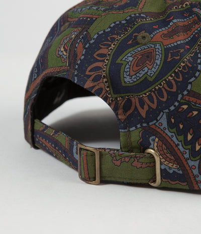 Stussy Cypress Paisley Low Pro Cap - Olive