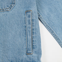 Stussy Denim Garage Jacket in Light Blue thumbnail