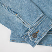 Stussy Denim Garage Jacket in Light Blue thumbnail