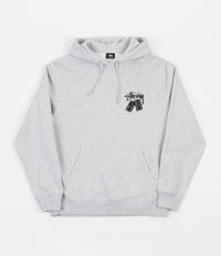 Stussy Dominoes Hoodie - Ash Heather