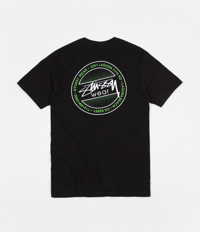 Stussy Dot Fade T-Shirt - Black
