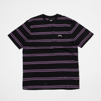 Stussy Double Stripe T-Shirt - Black thumbnail
