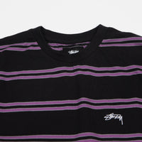 Stussy Double Stripe T-Shirt - Black thumbnail
