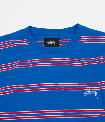 Stussy Double Stripe T-Shirt - Blue