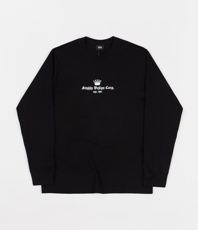 Stussy Est. 1980 Long Sleeve T-Shirt - Black