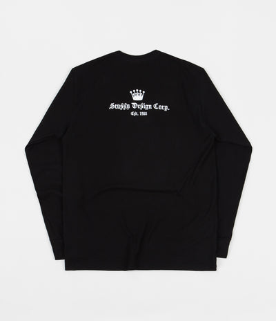 Stussy Est. 1980 Long Sleeve T-Shirt - Black