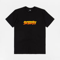 Stussy Flames T-Shirt - Black thumbnail