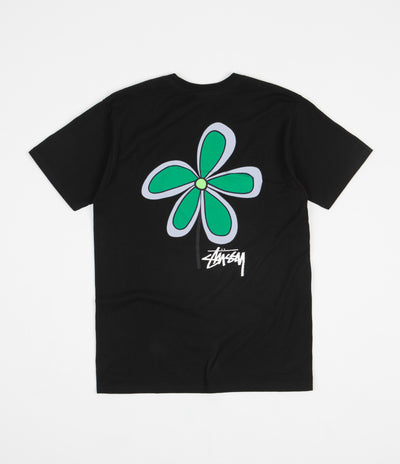 Stussy Flower T-Shirt - Black