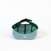 Stussy Gingham Stock Camp Cap - Green thumbnail