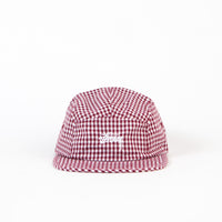 Stussy Gingham Stock Camp Cap - Red thumbnail