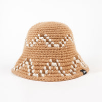Stussy Giza Knit Bucket Hat - Brown thumbnail