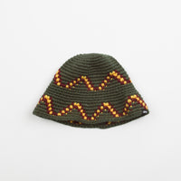 Stussy Giza Knit Bucket Hat - Olive | Flatspot