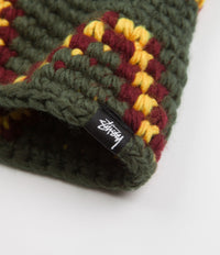 Stussy Giza Knit Bucket Hat - Olive | Flatspot