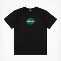 Stussy Global Pigment Dyed T-Shirt - Black thumbnail