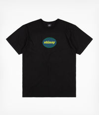 Stussy Global Pigment Dyed T-Shirt - Black
