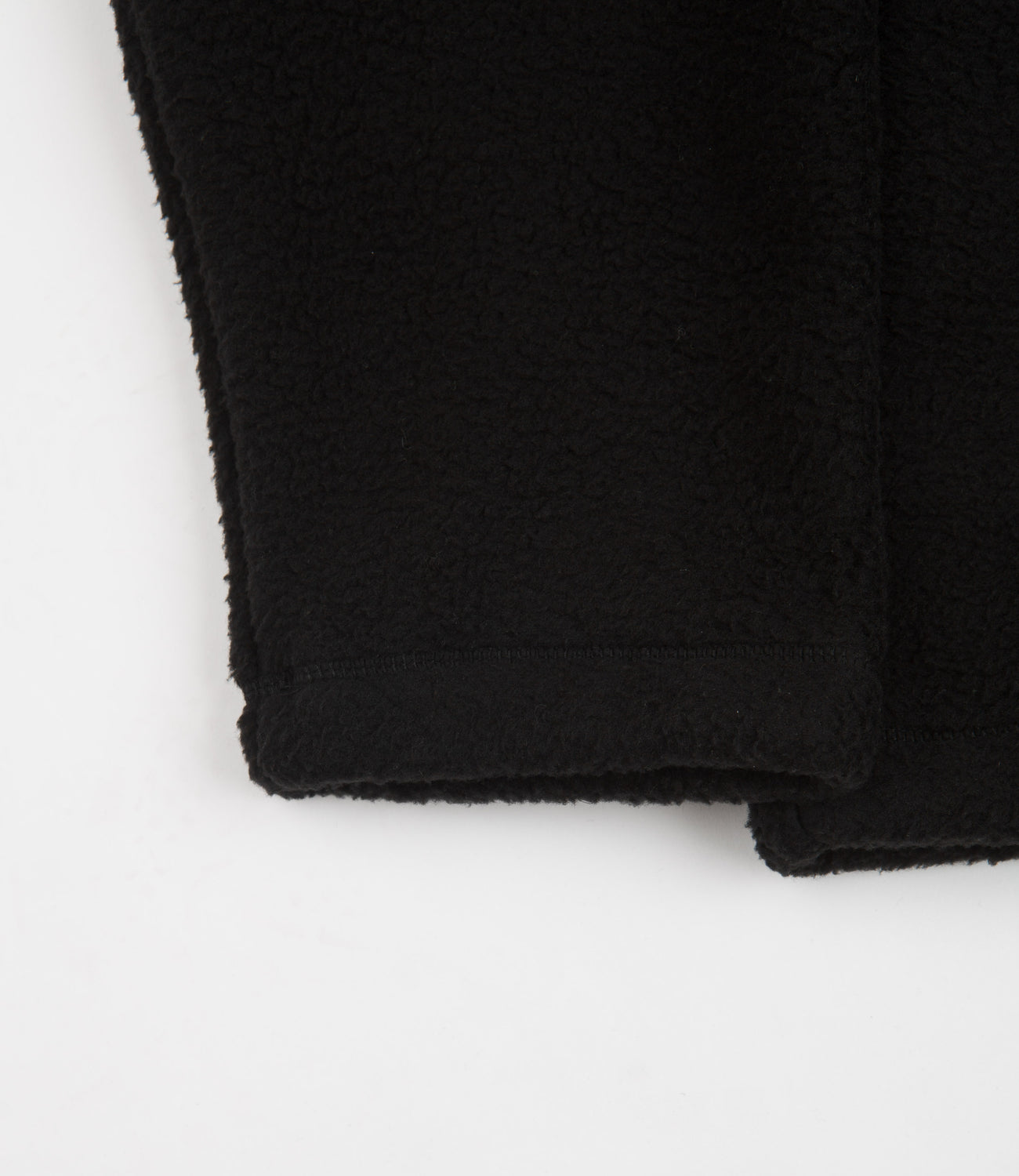 Stussy Half Zip Mock Neck Fleece - Black | Flatspot