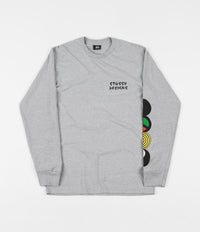 Stussy Harmony Long Sleeve T-Shirt - Ash Heather