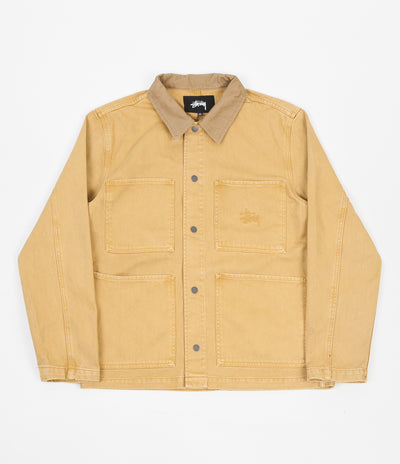 Stussy Heavy Wash Chore Jacket - Gold