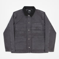 Stussy Heavy Wash Chore Jacket - Grey thumbnail