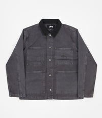 Stussy Heavy Wash Chore Jacket - Grey