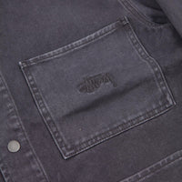 Stussy Heavy Wash Chore Jacket - Grey thumbnail