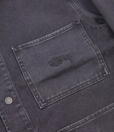 Stussy Heavy Wash Chore Jacket - Grey