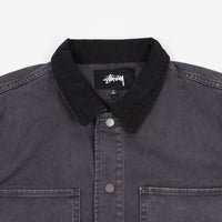 Stussy Heavy Wash Chore Jacket - Grey thumbnail