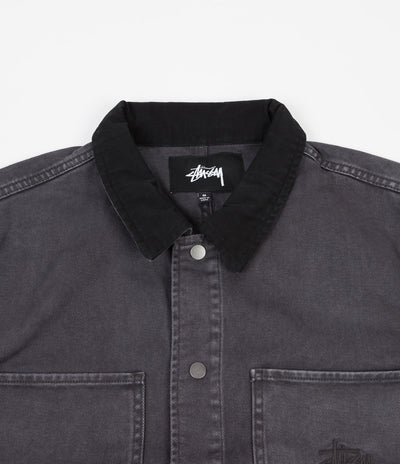 Stussy Heavy Wash Chore Jacket - Grey