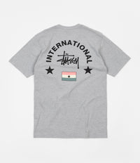Stussy International Arc T-Shirt - Grey Heather