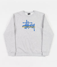 Stussy International Crewneck Sweatshirt - Ash Heather