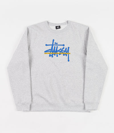 Stussy International Crewneck Sweatshirt - Ash Heather