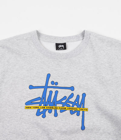 Stussy International Crewneck Sweatshirt - Ash Heather